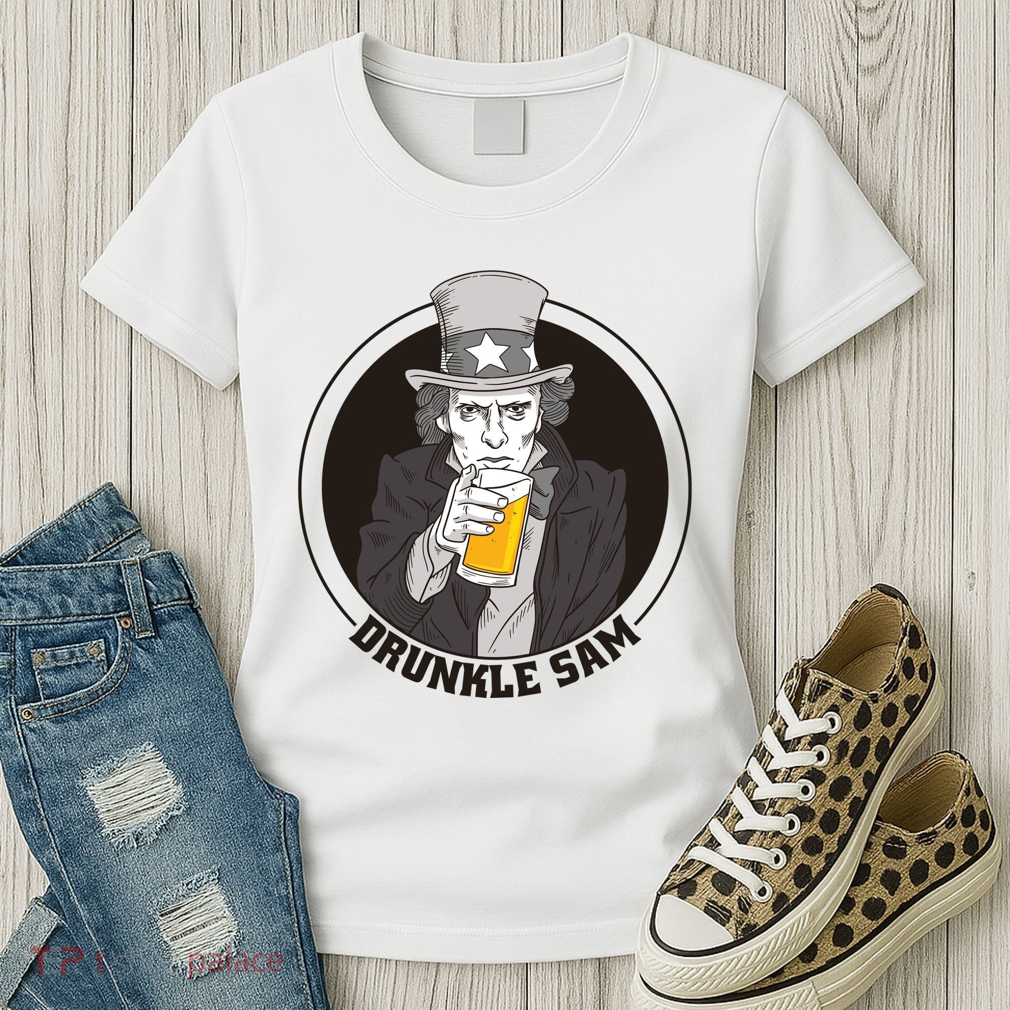 Uncle Sam Beer Women's T-Shirt