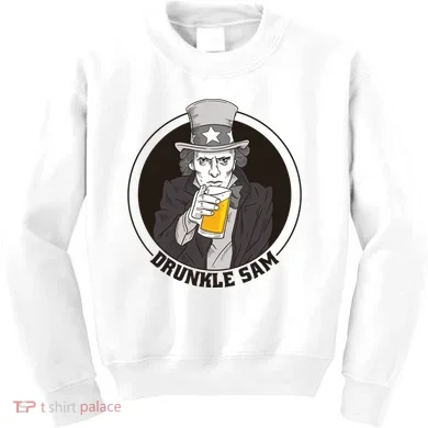 Uncle Sam Beer Kids Sweatshirt