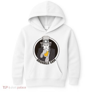 Uncle Sam Beer Kids Hoodie