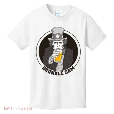 Uncle Sam Beer Kids T-Shirt