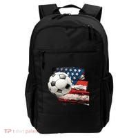 Usa Soccer Ball And Flag Backpack thumb 0