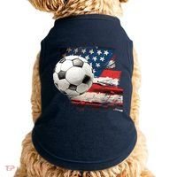 Usa Soccer Ball And Flag Doggie Tank thumb 0
