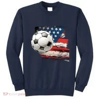 Usa Soccer Ball And Flag Sweatshirt thumb 0