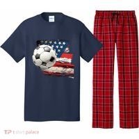 Usa Soccer Ball And Flag Pajama Set thumb 0