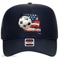 Usa Soccer Ball And Flag Hat thumb 0