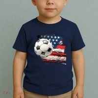 Usa Soccer Ball And Flag Toddler T-Shirt thumb 2