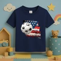 Usa Soccer Ball And Flag Toddler T-Shirt thumb 3