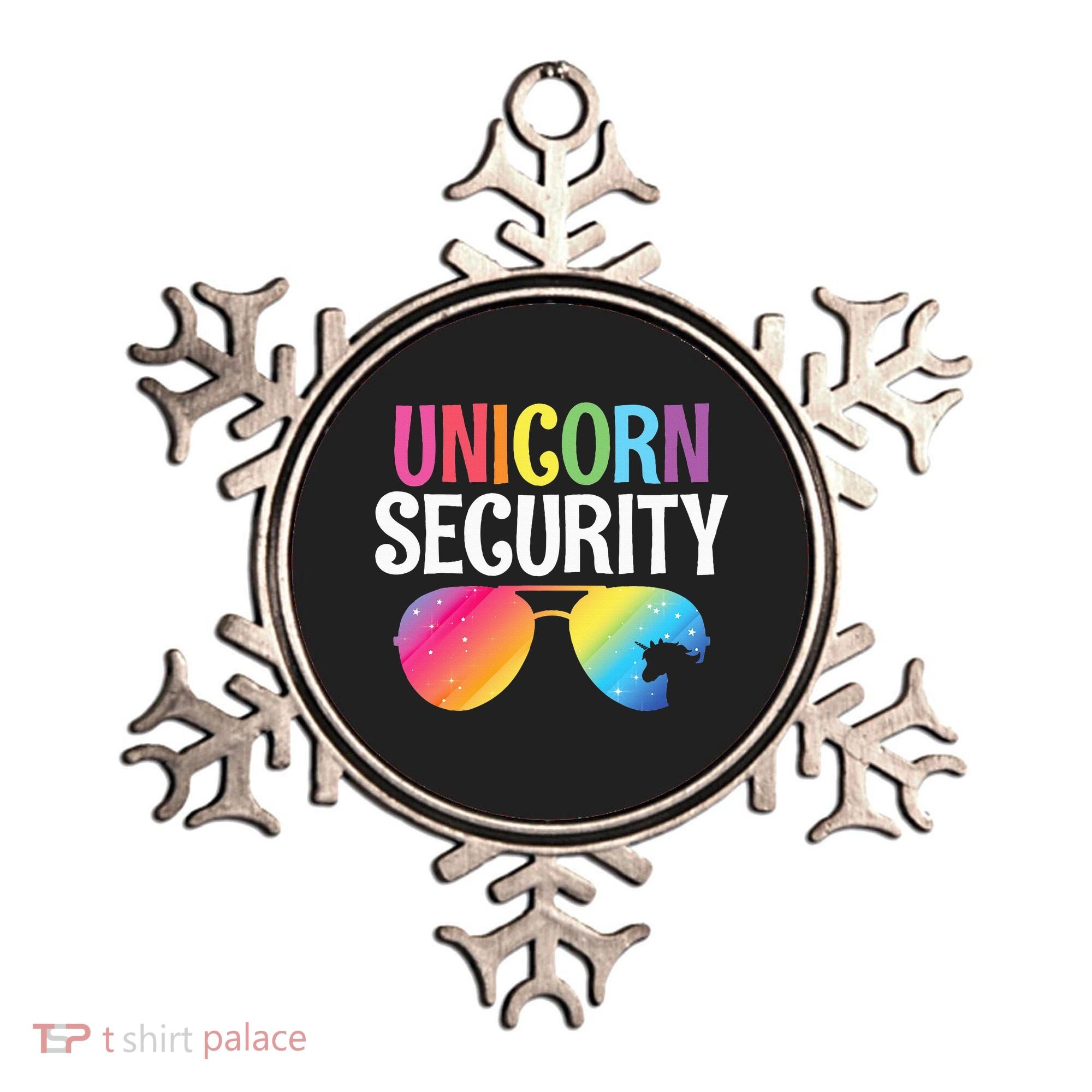 Unicorn Security Birthday Family Halloween Costume Mom Dad Ornament