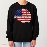 USA Soccer Ball Flag Jersey Women's Sweatshirt thumb 0