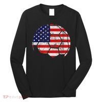USA Soccer Ball Flag Jersey Long Sleeve Shirt thumb 0