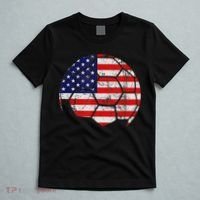 USA Soccer Ball Flag Jersey T-Shirt thumb 5