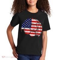 USA Soccer Ball Flag Jersey Kids T-Shirt thumb 2