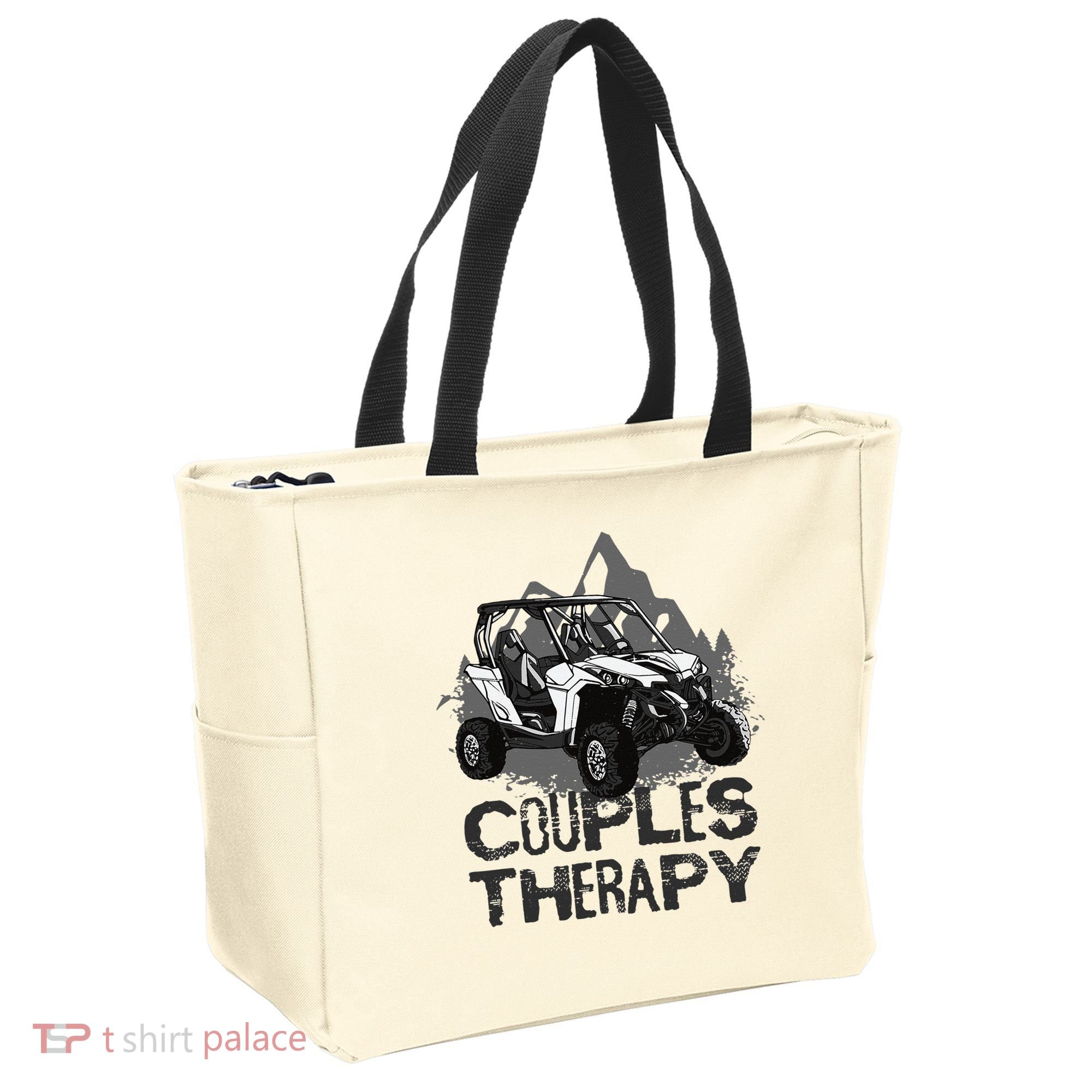 UTV Side By Side Couples Therapy Tote Bag