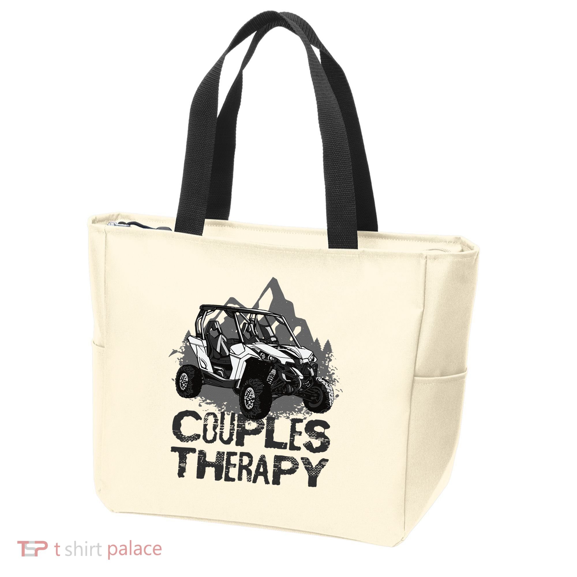 UTV Side By Side Couples Therapy Tote Bag