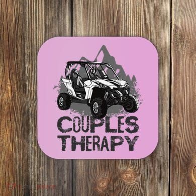 UTV Side By Side Couples Therapy Coaster