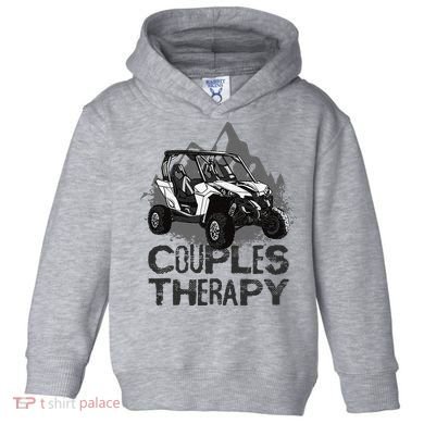 UTV Side By Side Couples Therapy Toddler Hoodie
