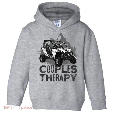 UTV Side By Side Couples Therapy Toddler Hoodie