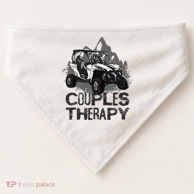 UTV Side By Side Couples Therapy USA-Made Doggie Bandana