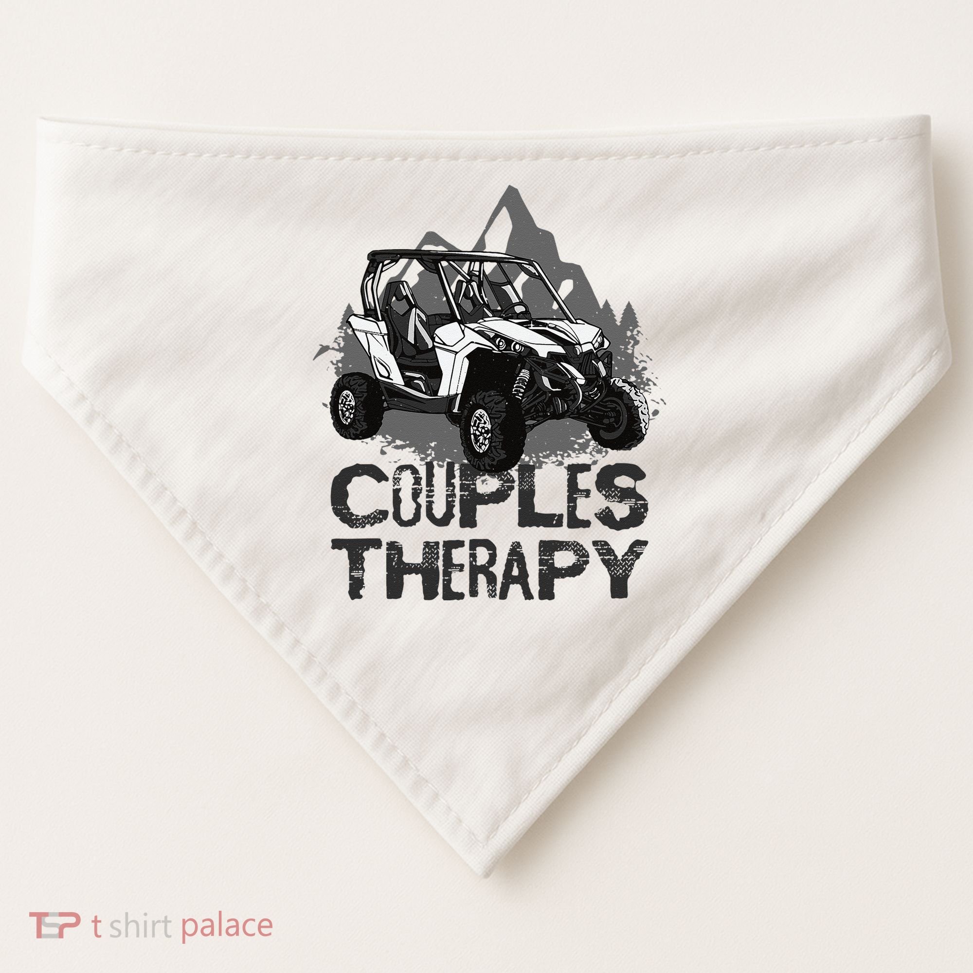 UTV Side By Side Couples Therapy USA-Made Doggie Bandana