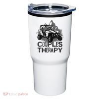 UTV Side By Side Couples Therapy Tumbler thumb 0