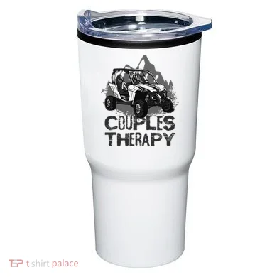 UTV Side By Side Couples Therapy Tumbler
