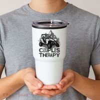 UTV Side By Side Couples Therapy Tumbler thumb 2