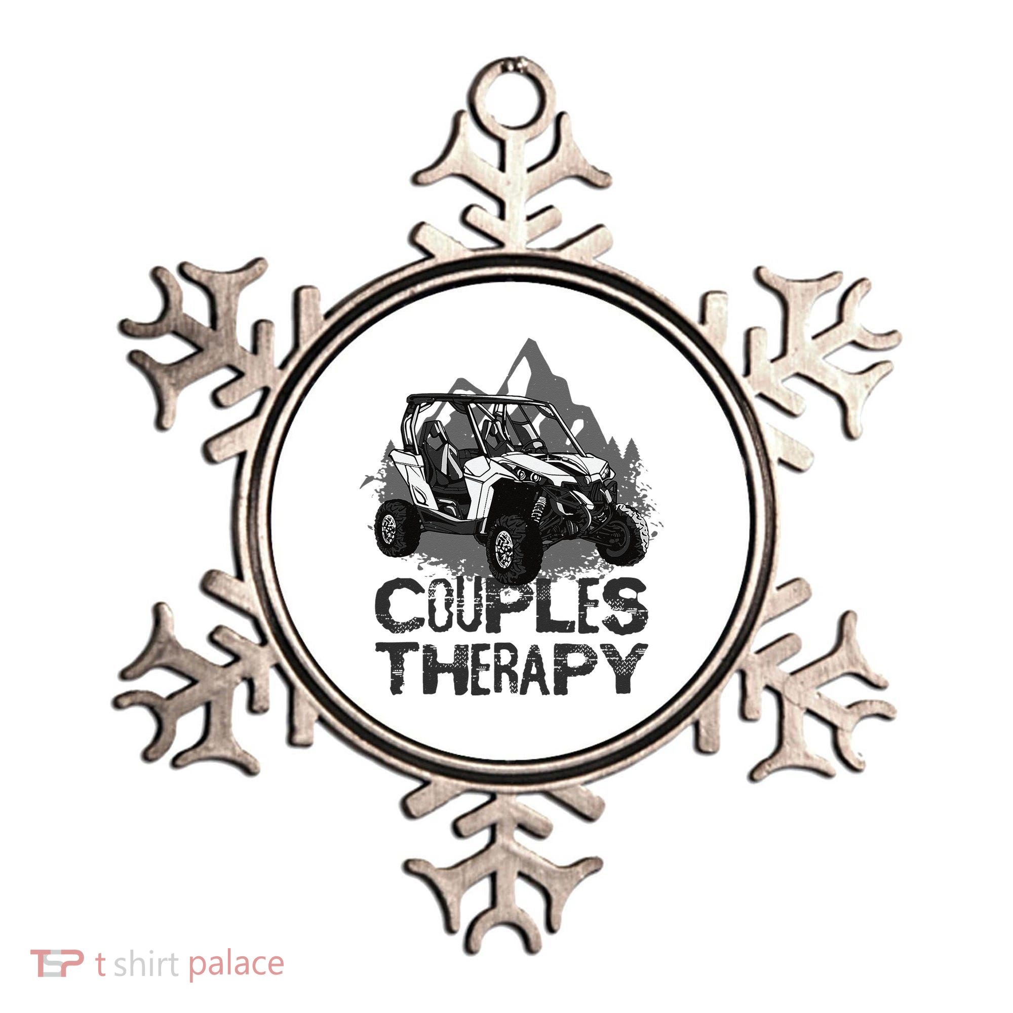 UTV Side By Side Couples Therapy Ornament