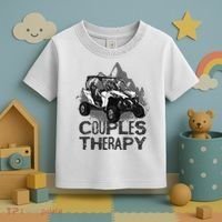 UTV Side By Side Couples Therapy Toddler T-Shirt thumb 3