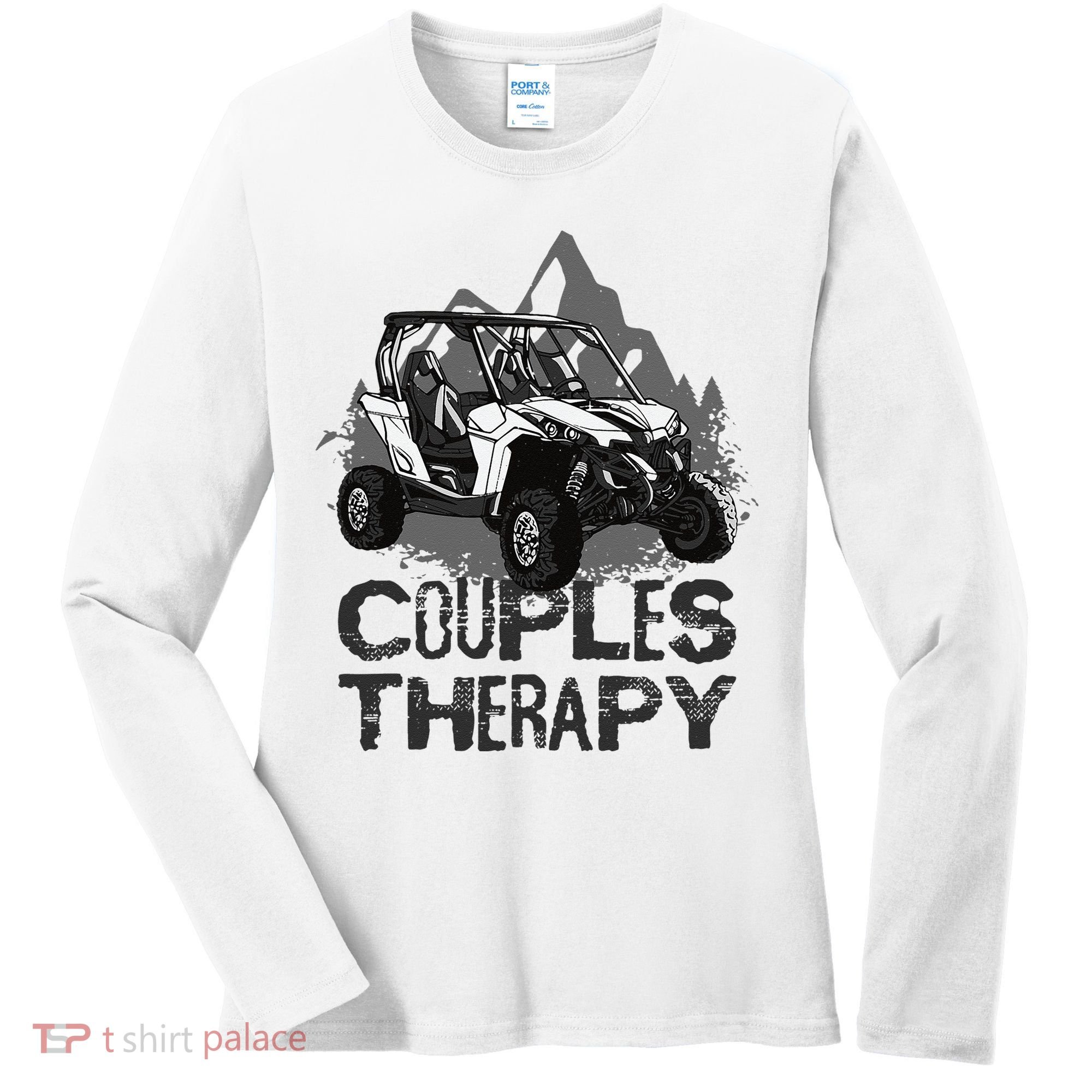 UTV Side By Side Couples Therapy Women's Long Sleeve Shirt