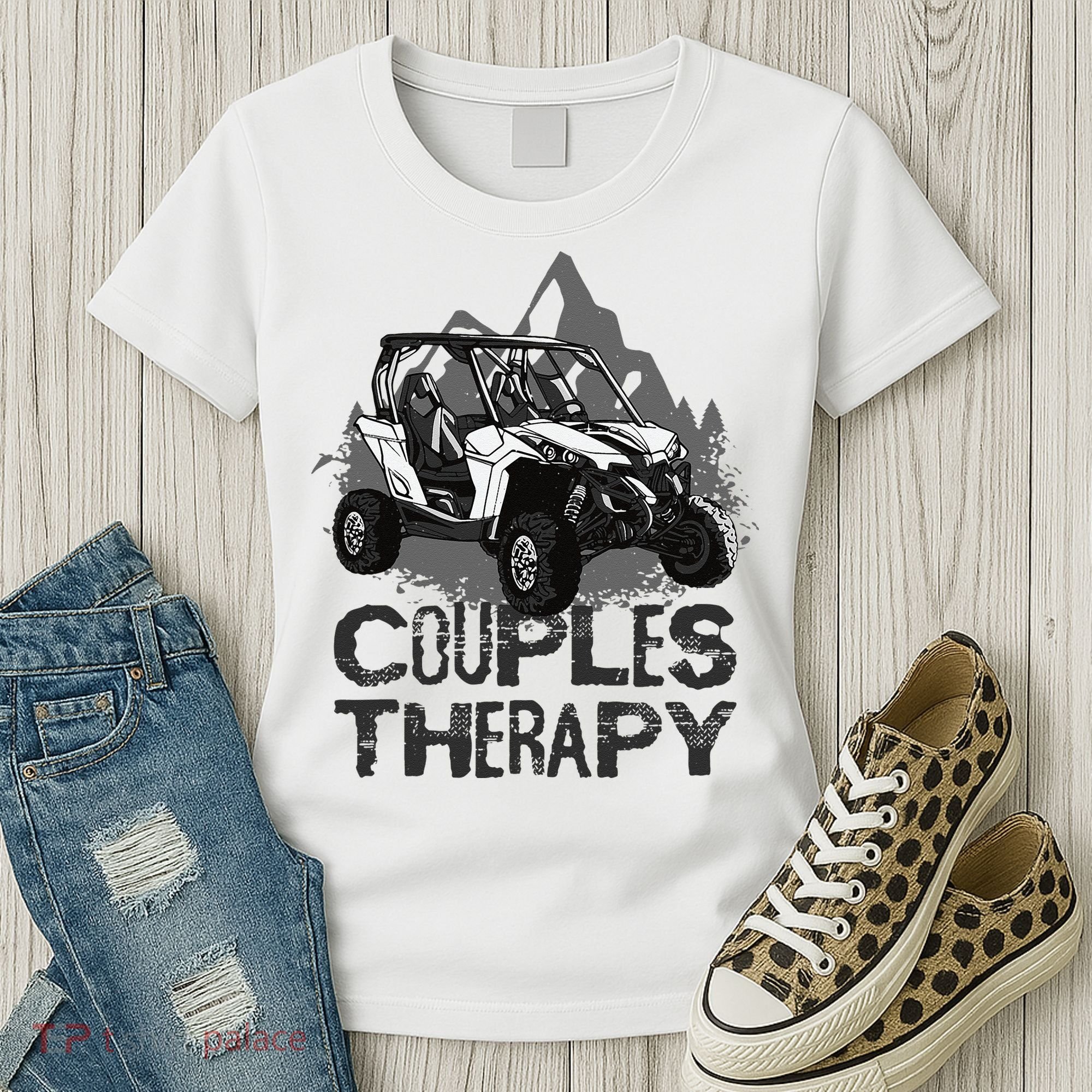 UTV Side By Side Couples Therapy Women's T-Shirt