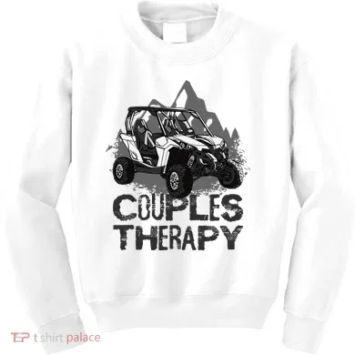UTV Side By Side Couples Therapy Kids Sweatshirt