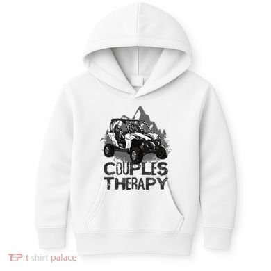 UTV Side By Side Couples Therapy Kids Hoodie