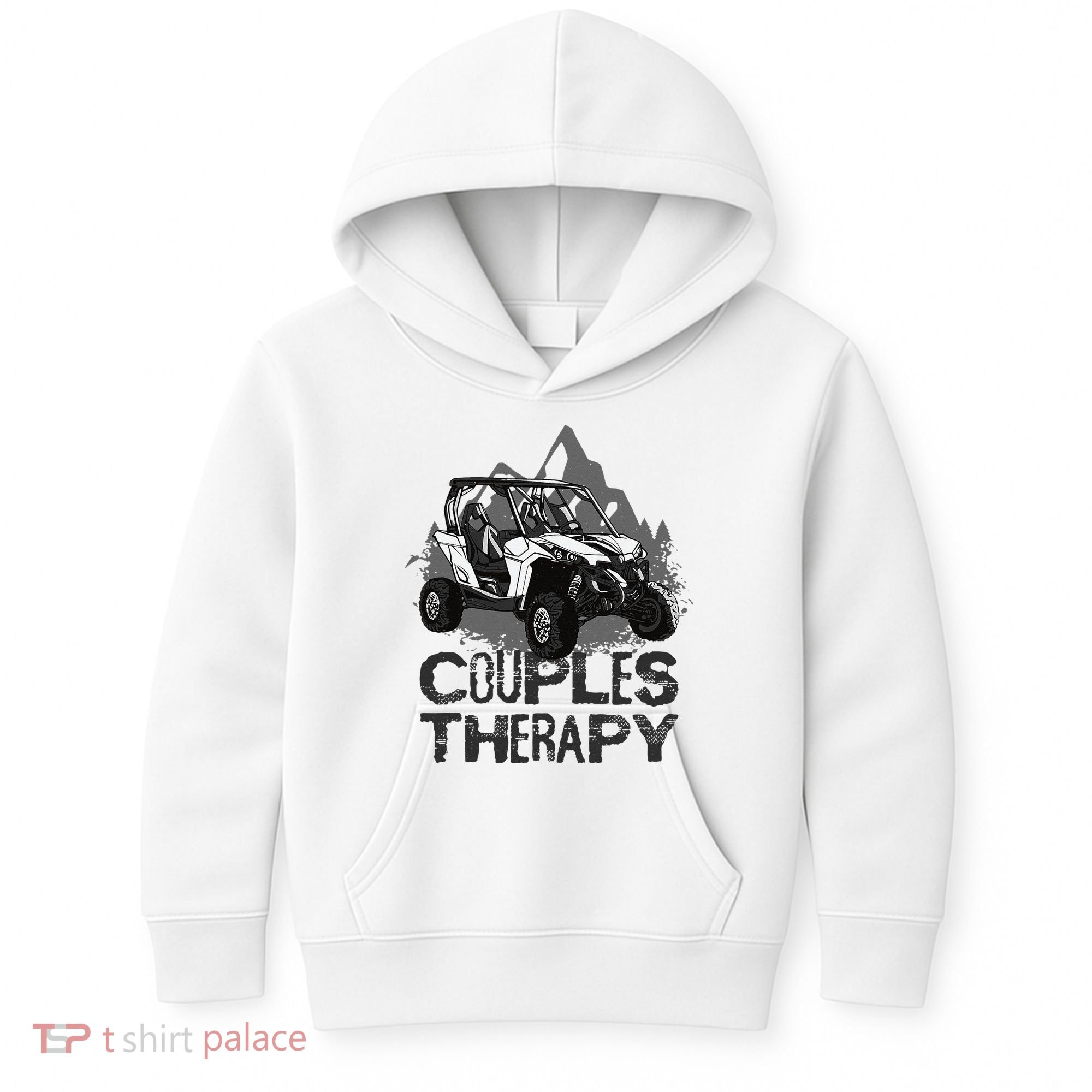 UTV Side By Side Couples Therapy Kids Hoodie