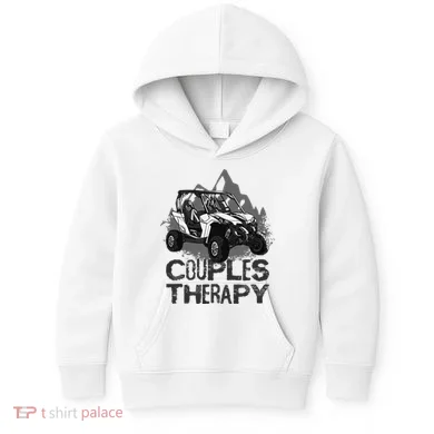UTV Side By Side Couples Therapy Kids Hoodie