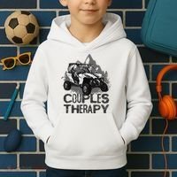UTV Side By Side Couples Therapy Kids Hoodie thumb 2