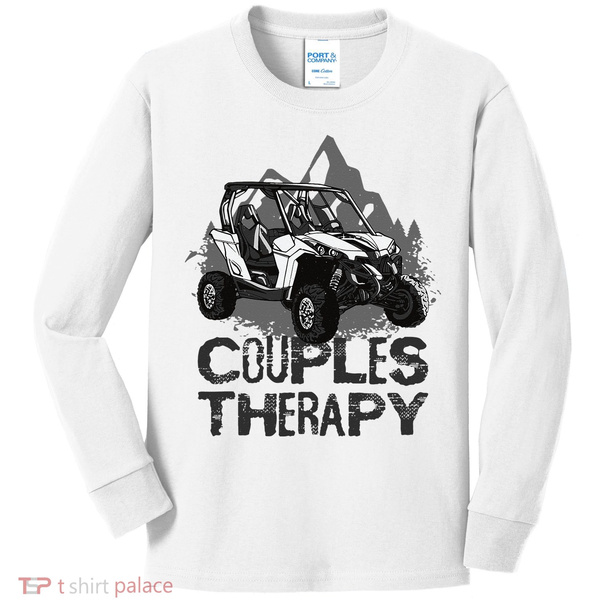 UTV Side By Side Couples Therapy Kids Long Sleeve Shirt