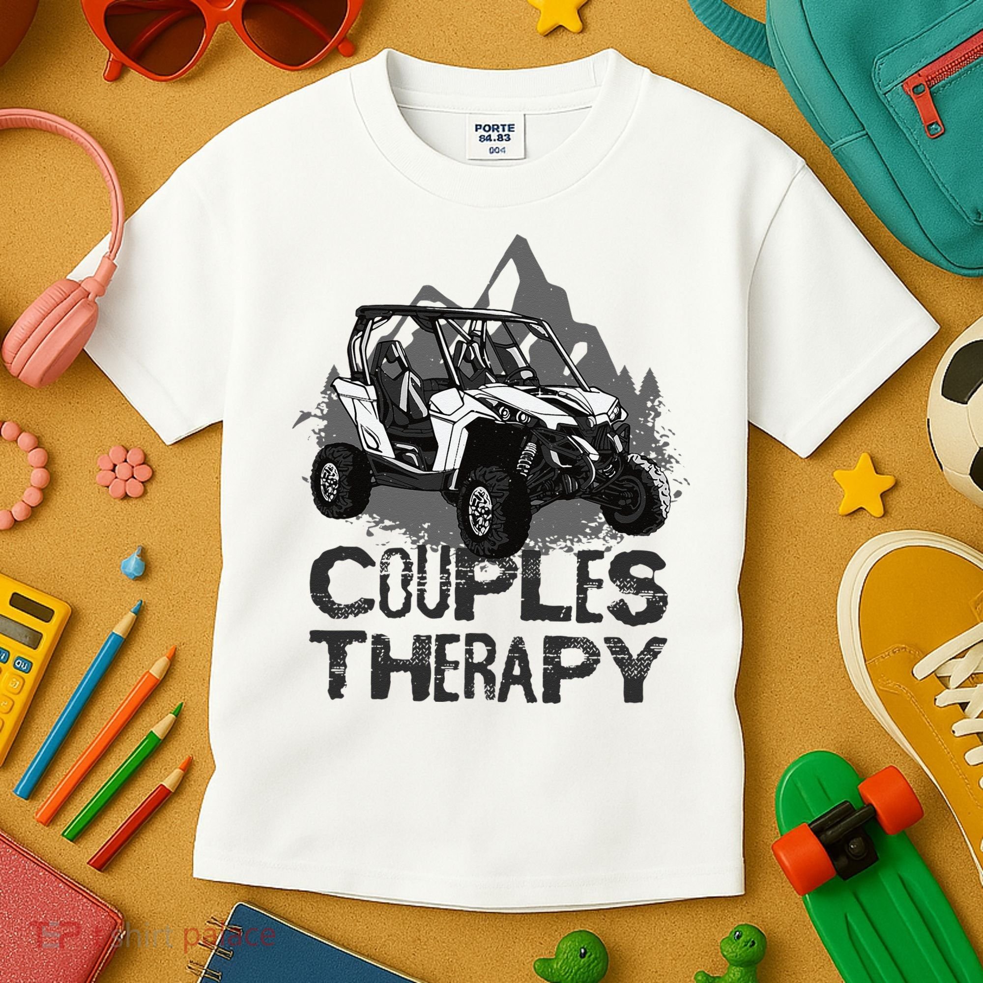 UTV Side By Side Couples Therapy Kids T-Shirt