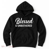 Unbothered Sassy Black Queen African American Ladies Hoodie thumb 0