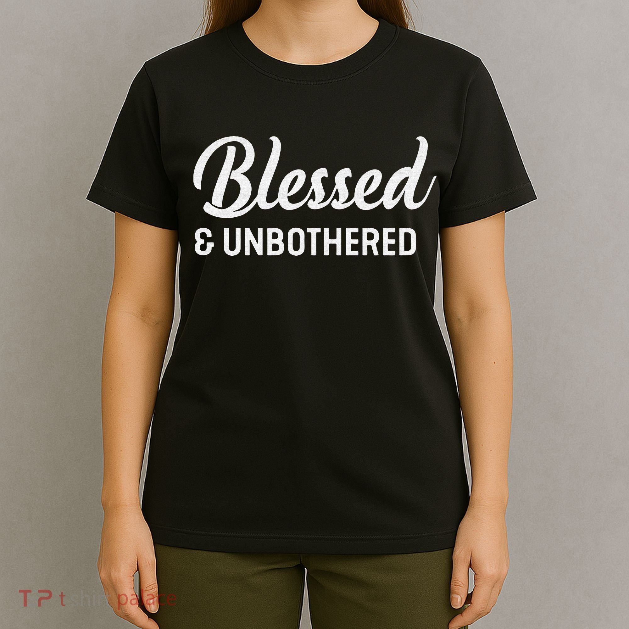 Unbothered Sassy Black Queen African American Ladies T-Shirt