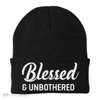 Unbothered Sassy Black Queen African American Ladies Beanie thumb 0