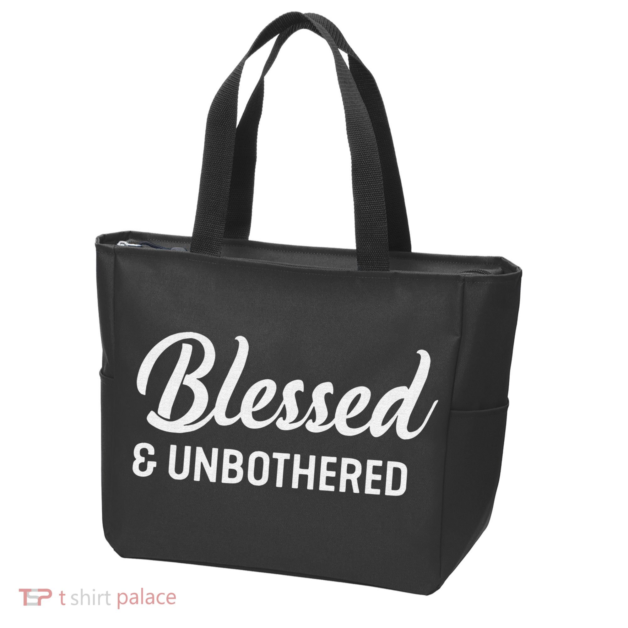 Unbothered Sassy Black Queen African American Ladies Tote Bag