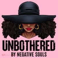 Unbothered Sassy Black Queen African American Ladies Gifts Coaster thumb 2