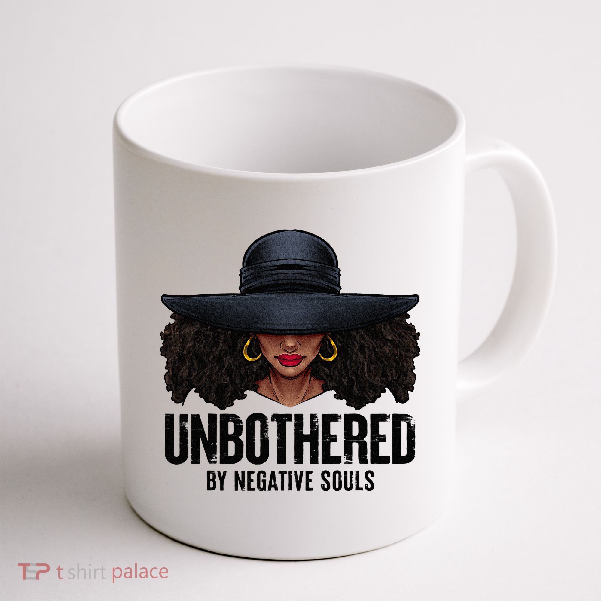 Unbothered Sassy Black Queen African American Ladies Gifts Coffee Mug