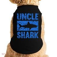 Uncle Shark Birthday Gift For Shark Lovers Doggie Tank thumb 0