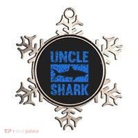 Uncle Shark Birthday Gift For Shark Lovers Ornament thumb 0