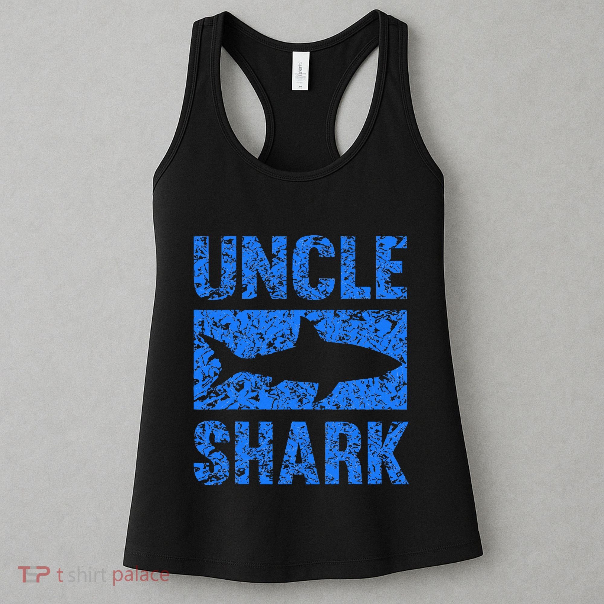 Uncle Shark Birthday Gift For Shark Lovers Women's Tank Top