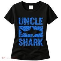 Uncle Shark Birthday Gift For Shark Lovers Women's T-Shirt thumb 0