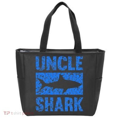 Uncle Shark Birthday Gift For Shark Lovers Tote Bag