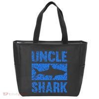 Uncle Shark Birthday Gift For Shark Lovers Tote Bag thumb 0