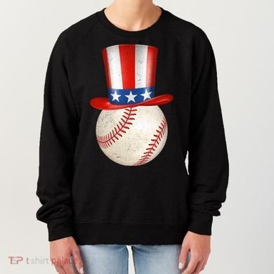 Uncle Sam Baseball Women's Sweatshirt